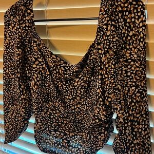 BGBG Leopard Print Women's Top